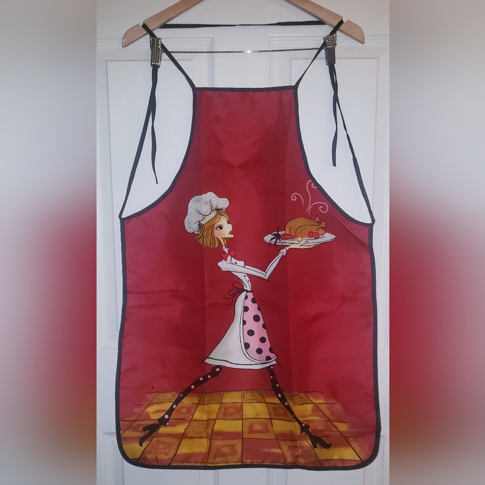 Set Of "Woman In The Kitchen" Cooking Aprons - Picture 3 of 7